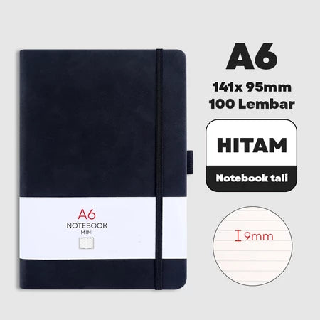 HOPTECH-Notebook A6/A5 Pocket Small Diary Book Meeting Scrapbook Mini 100 Sheets