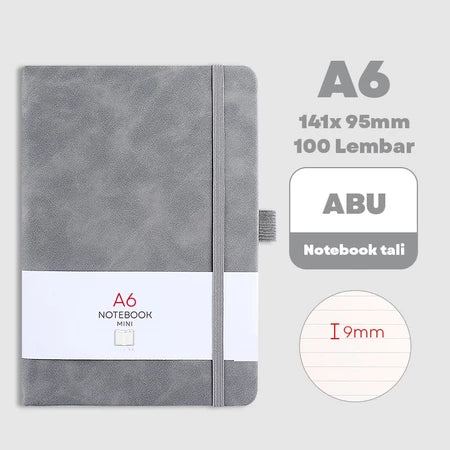 HOPTECH-Notebook A6/A5 Pocket Small Diary Book Meeting Scrapbook Mini 100 Sheets