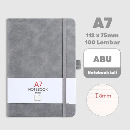 HOPTECH-Notebook A6/A5 Pocket Small Diary Book Meeting Scrapbook Mini 100 Sheets