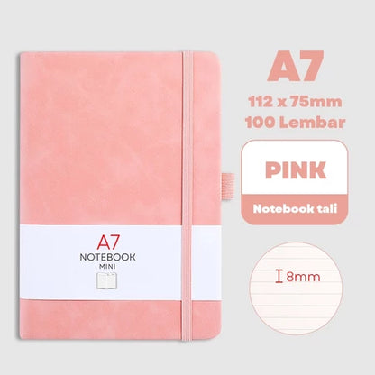 HOPTECH-Notebook A6/A5 Pocket Small Diary Book Meeting Scrapbook Mini 100 Sheets