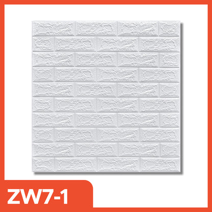 Hoptech - Wallpaper Dinding 3D bata / wallpaper 3D Foam 77x70cm teban 4.5mm High Quality