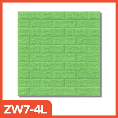 Hoptech - Wallpaper Dinding 3D bata / wallpaper 3D Foam 77x70cm teban 4.5mm High Quality