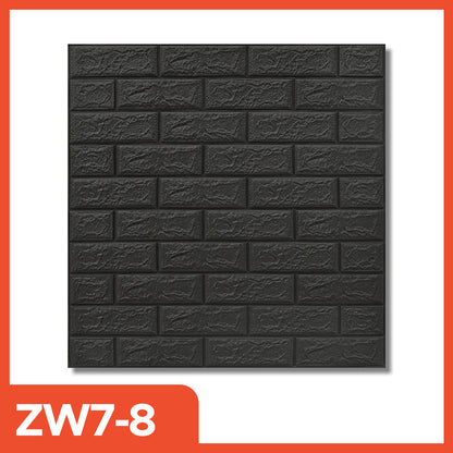Hoptech - Wallpaper Dinding 3D bata / wallpaper 3D Foam 77x70cm teban 4.5mm High Quality