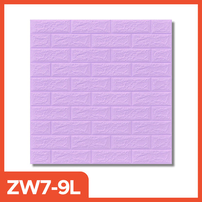 Hoptech - Wallpaper Dinding 3D bata / wallpaper 3D Foam 77x70cm teban 4.5mm High Quality