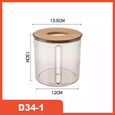 Kotak Tisu Transparan D34