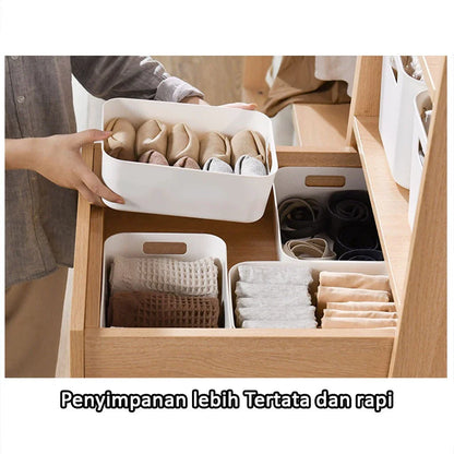 Hoptech - Kotak Penyimpanan Serbaguna Keranjang Organizer Multifungsi Storage Praktis dan Awet