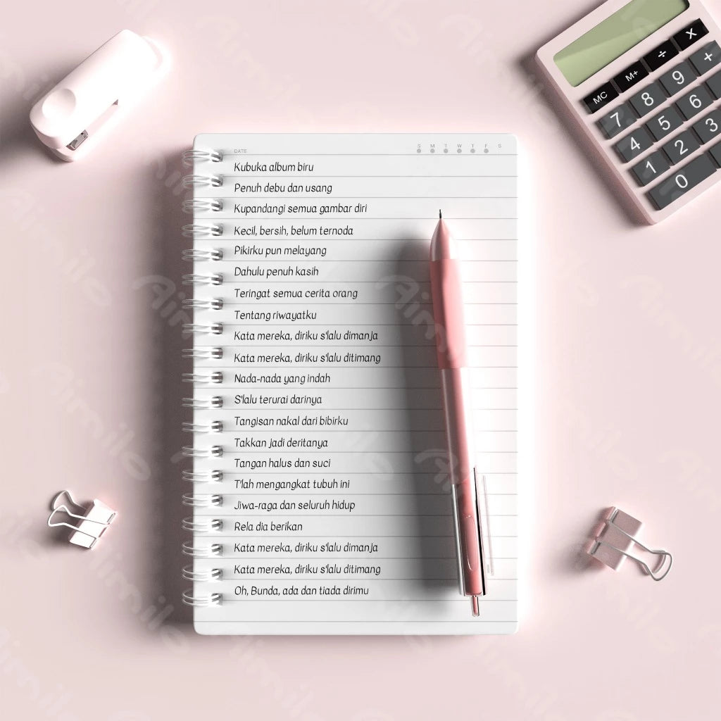Notebook A5 1 Paket 4 Pcs Buku Diary Aesthetic Buku Jurnal Aesthetic Sekolah 40 Lembar