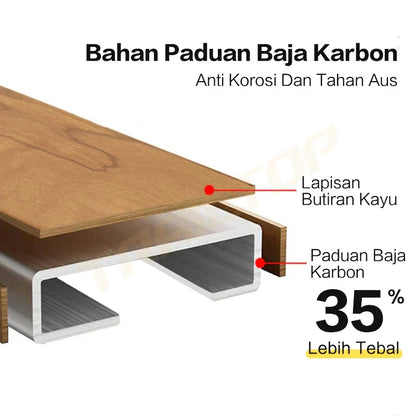 Hoptech Meja Camping Lipat Baja Karbon Meja Lipat Outdoor