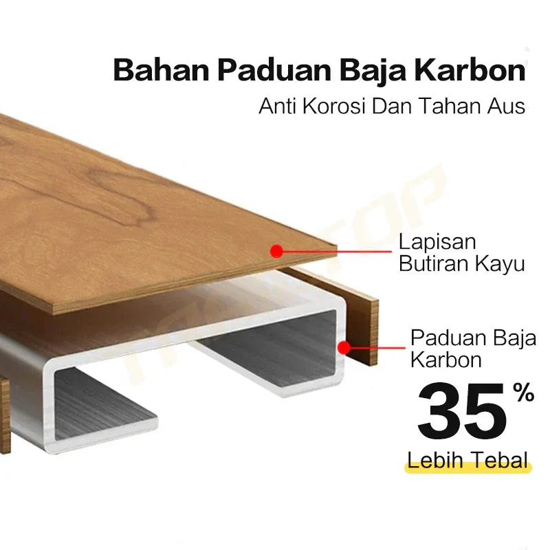 Hoptech Meja Camping Lipat Baja Karbon Meja Lipat Outdoor