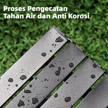 Hoptech Meja Lipat Outdoor Tebal Dan Tahan Aus Meja Camping Lipat Kuat Menahan Beban
