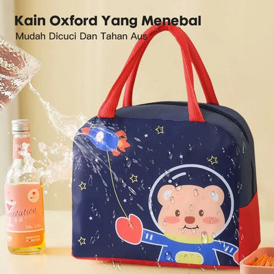 Tas Bekal F163 Motif Kartun Lucu