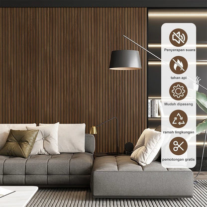 Wood Panel Home Decoration Wall Decorative Wood Wall Panel 2.9 Meters Echo Wood Composite Material