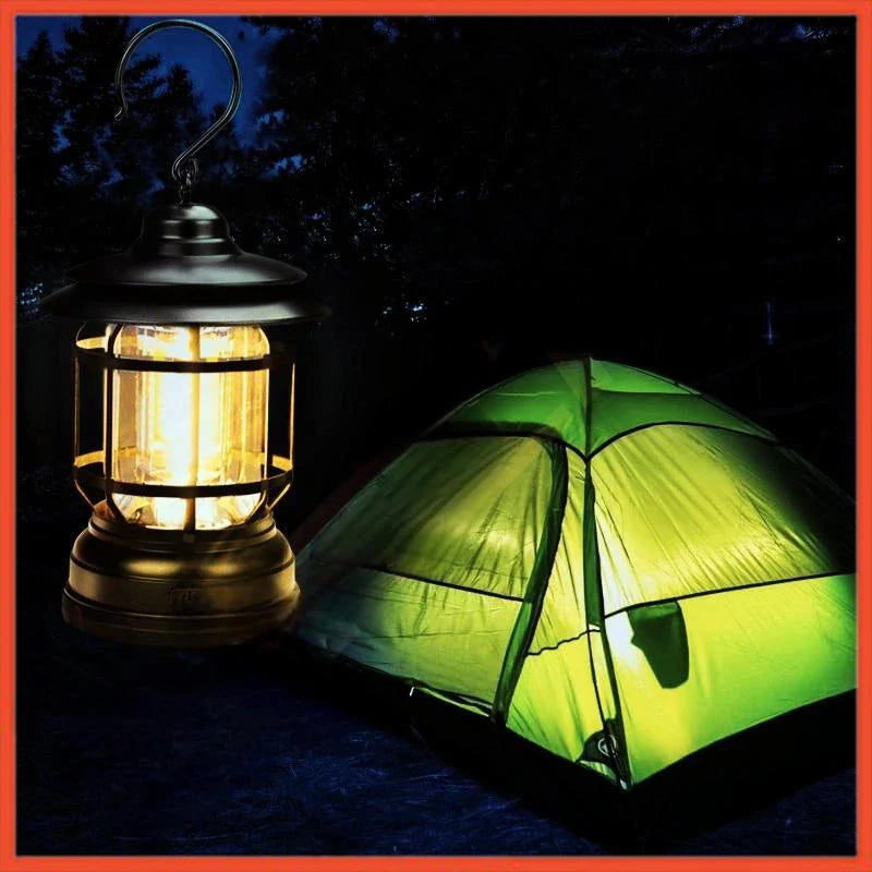 Hoptech - Lampu Lentera LED Camping | Lampu Tenda Emergency Baterai untuk Outdoor
