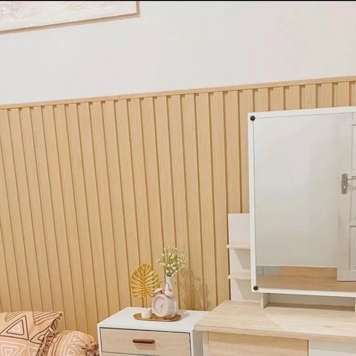 List Sudut Siku L WPC Wallpanel / List Penutup WPC Per Batang Wall Panel Dinding Waterproof 2,9 Meter