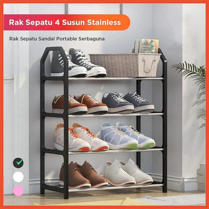 Multipurpose 4-tier Shoe Rack