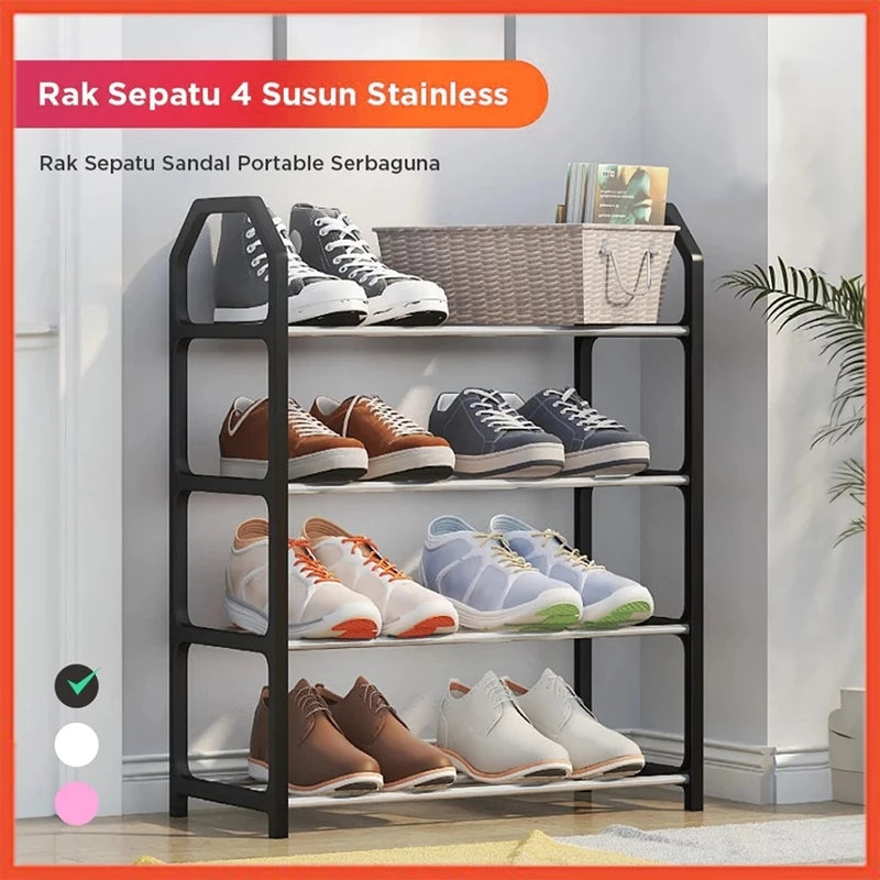 Multipurpose 4-tier Shoe Rack
