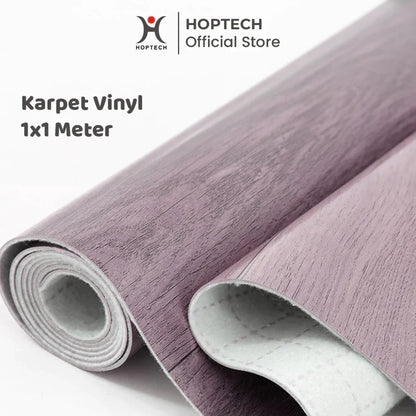 Hoptech - Karpet Lantai Vinyl Roll Ketebalan 0.7mm Dekorasi Lantai 1 x 1 Meter KLV-H