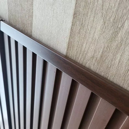 WPC Wallpanel Corner List / WPC Cover List Per Bar Waterproof Wall Panel 2.9 Meters