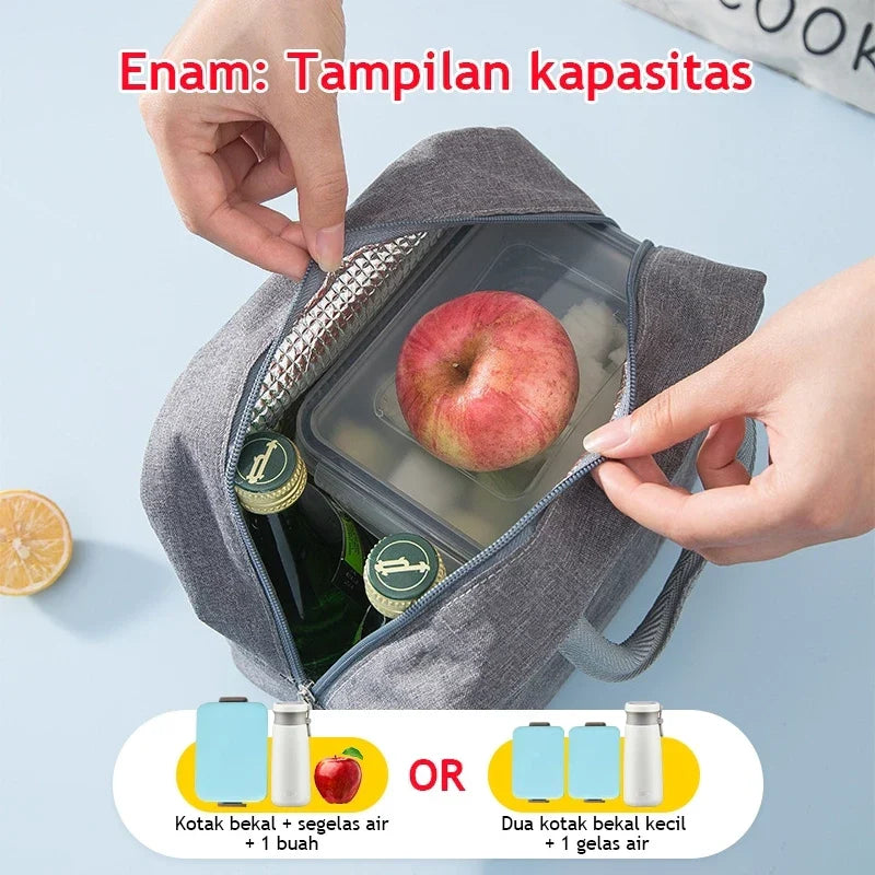 Hoptech - Tas Bekal Serbaguna | Thermal Bag Cooler Bag Menjaga Suhu Makanan & Minuman