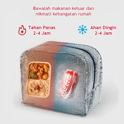 Hoptech - Tas Bekal Serbaguna | Thermal Bag Cooler Bag Menjaga Suhu Makanan & Minuman