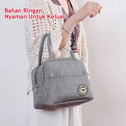 Hoptech - Tas Bekal Serbaguna | Thermal Bag Cooler Bag Menjaga Suhu Makanan & Minuman