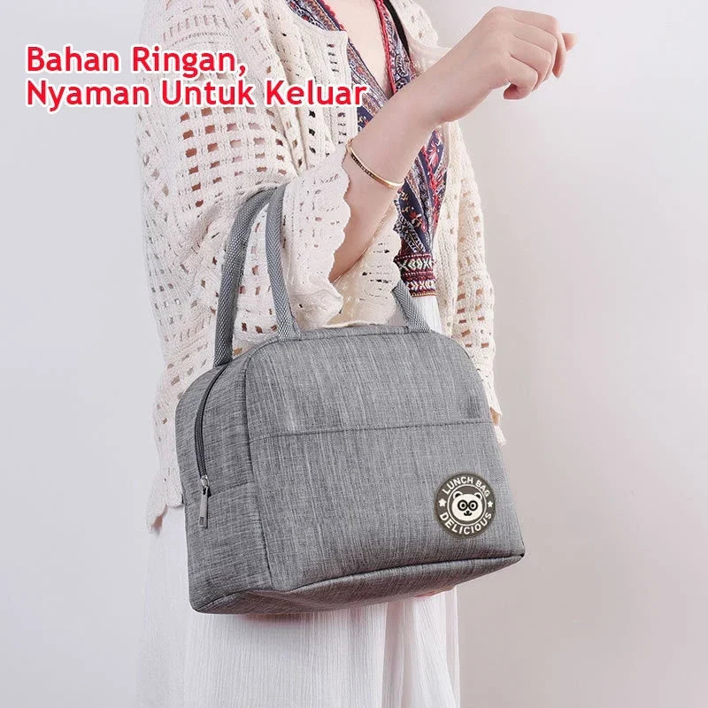 Hoptech - Tas Bekal Serbaguna | Thermal Bag Cooler Bag Menjaga Suhu Makanan & Minuman