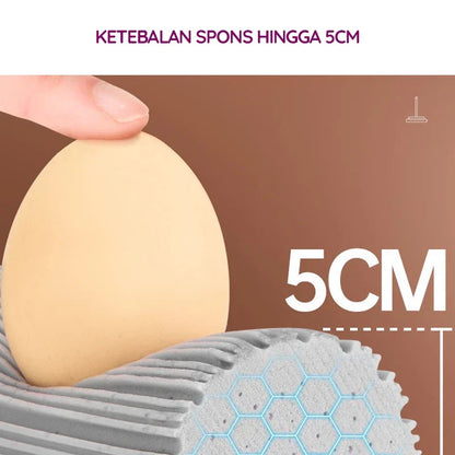 Hoptech - Pel Lantai Spons Lipat Otomatis | Sponge Mop Jumbo 29cm Menyerap Air Maksimal & Praktis