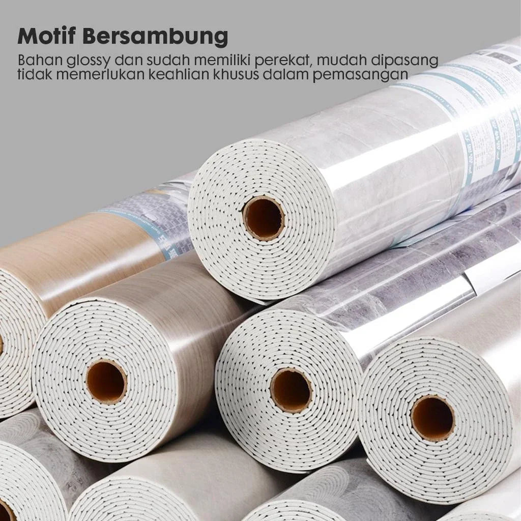 Wallpaper dinding Vinyl Marble 1.2 x 2.45 Meter tebal 2.5 MM Wallpaper Foam Marble Tebal Roll Vinyl Marbel Granit Stiker A52