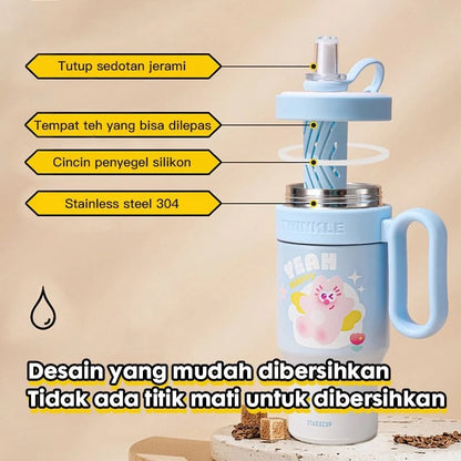 HOPTECH - Tumbler Stainless 850ml Vacuum Insulated Tahan Panas Dingin Botol Minum Premium Quality