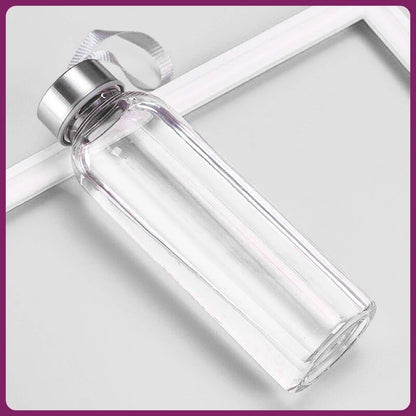 HOPTECH - 500ml Simple Drinking Water Bottle Student Sports Water Bottle Fitness Anti-Fall Plastic Large Capacity High Temperature Resistant