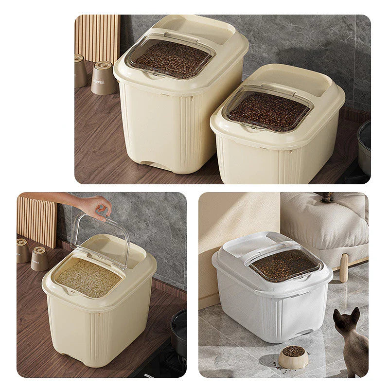 Hoptech - Rice Box 5kg-10 kg Tempat Beras Kacang Storage Organizer Kotak Penyimpanan Makanan Besar