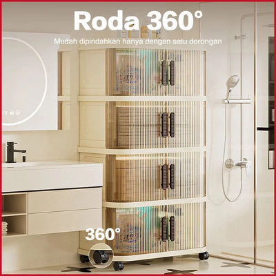Rak Pakaian D143 Pintu Geser
