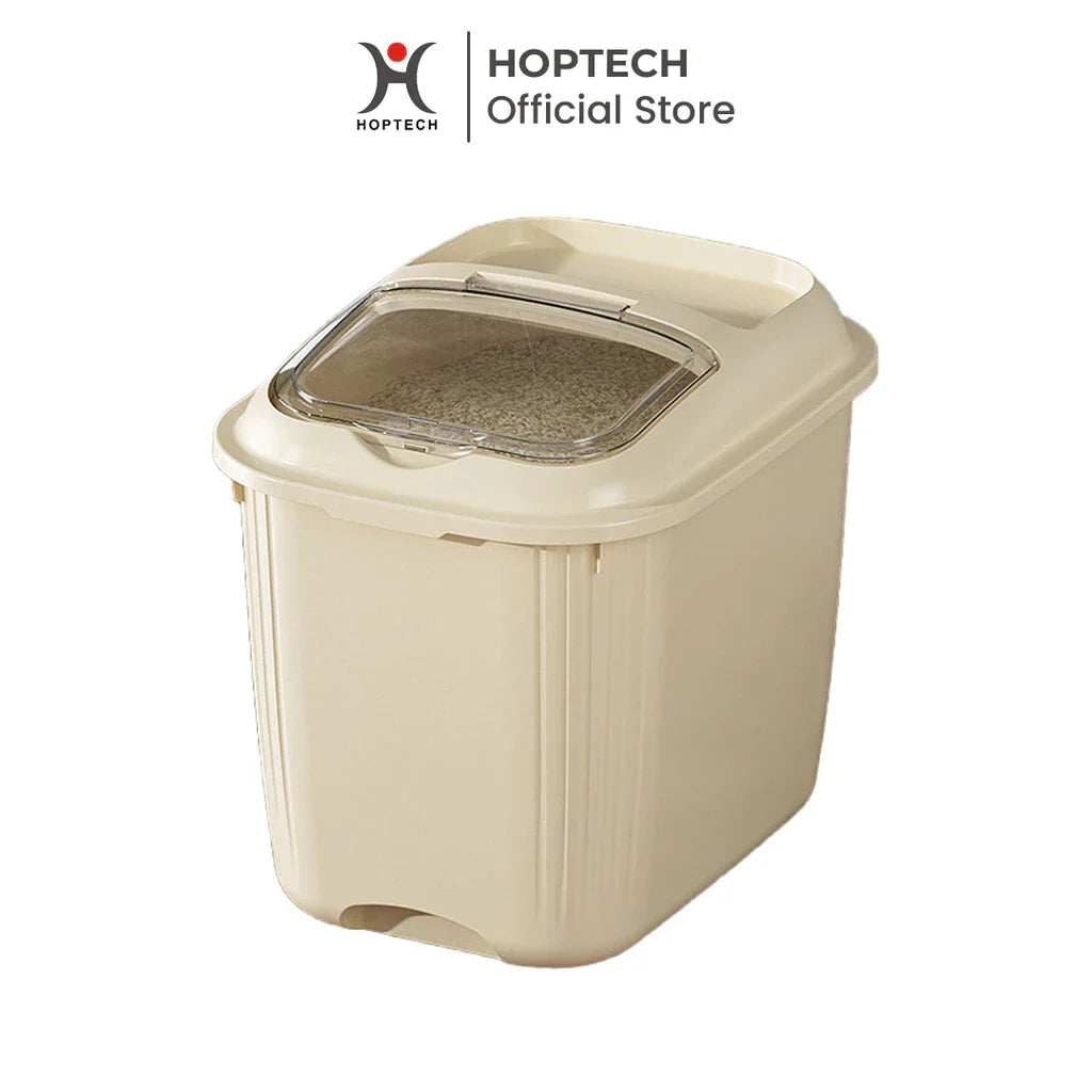 Hoptech - Rice Box 5kg-10 kg Tempat Beras Kacang Storage Organizer Kotak Penyimpanan Makanan Besar
