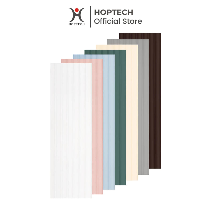 Hoptech - Wallpaper Sticker Foam Motif Garis Bahan Kulit Ukuran 76cm x 23cm A46