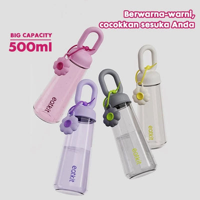 Botol Minum F185 500ml Liontin Bunga